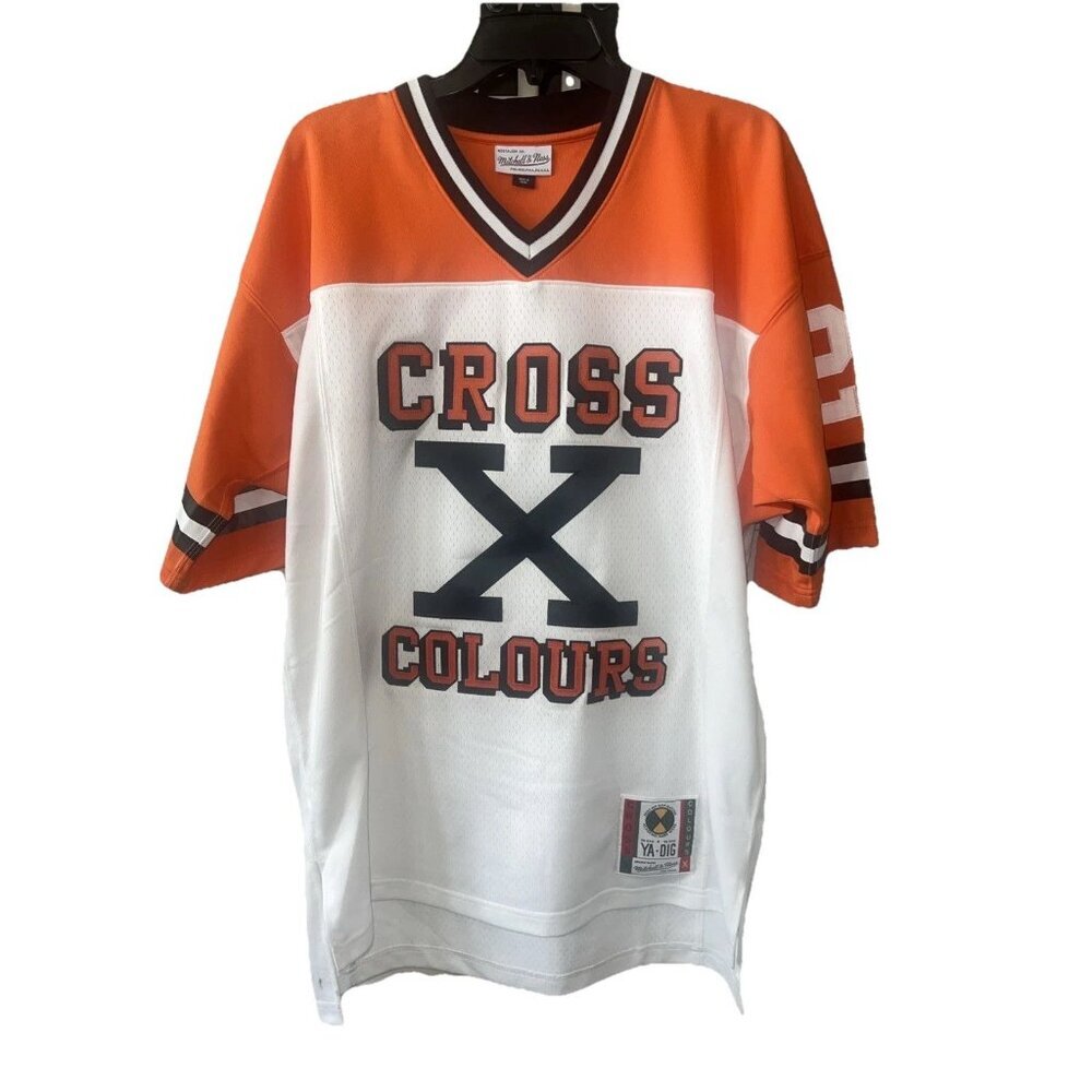 Mitchell And Ness Cross Colors Bruno Mars Magic Football Jersey Size Large